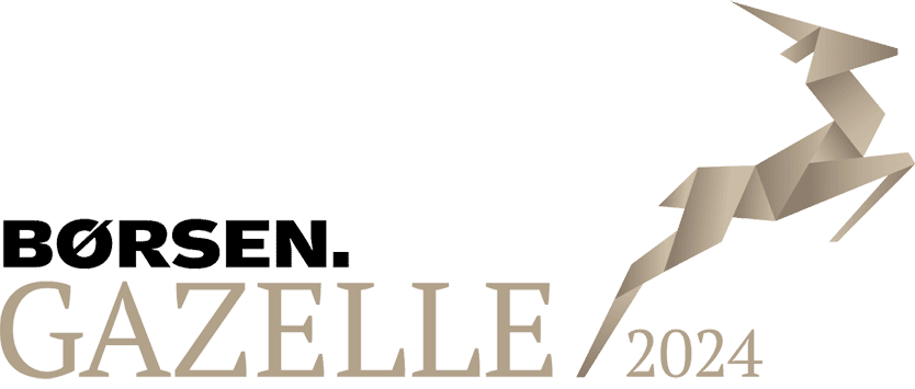Gazelle-prislogo for virksomhedens vækst - "Børsen Gazelle 2024"